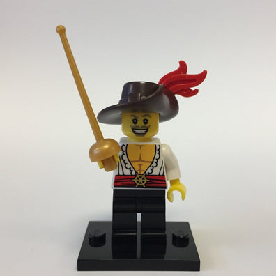 LEGO Minifigure-Swashbuckler-Collectible Minifigures / Series 12-COL12-13-Creative Brick Builders